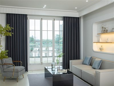 일반 솔리드 블랙아웃 패브릭